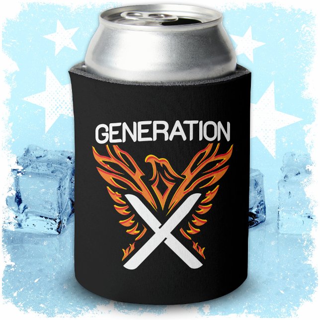 Porta-lata Gen X Gen Xer Phoenix Bird Generation X (Criador carregado)