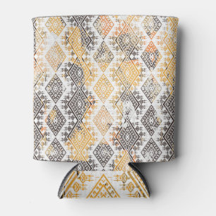 Porta-lata Geométrica Boho Tribal: Padrão em Desconforto.