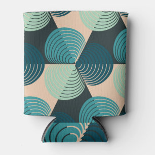 Porta-lata Geométrico De Azul De Marfim: Elegância Do Azulejo