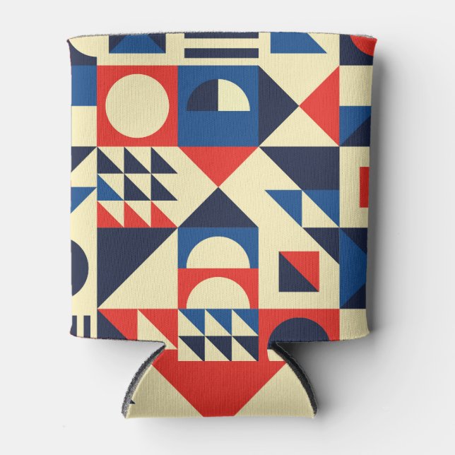 Porta-lata Geométrico do século médio: Padrão Retroativo Funk (Frente)