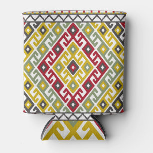 Porta-lata Geométrico Turco Indiano: Azulejo de Fundo Vintage