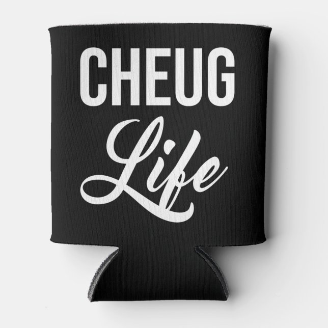 Porta-lata Geração de Cheug Life Funny Cheugy (Frente)