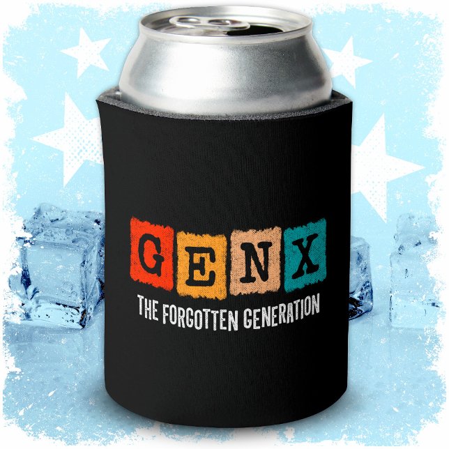 Porta-lata Geração Esquecida X Gen Xer Funny Gen X (Criador carregado)