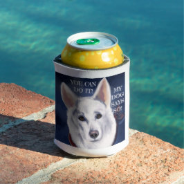 PORTA-LATA GERMAN SHEPHERD BRANCO