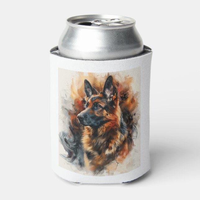 Porta-lata German shepherd em Campos Magnéticos (Can Front)