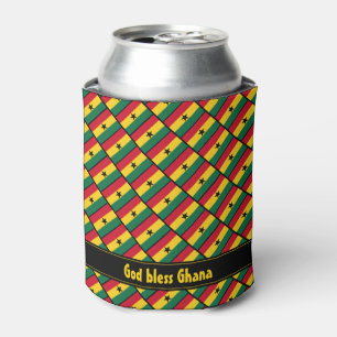 Porta-lata GHANA FLAG   DEUS ABENÇOE   Personalizado   Gana