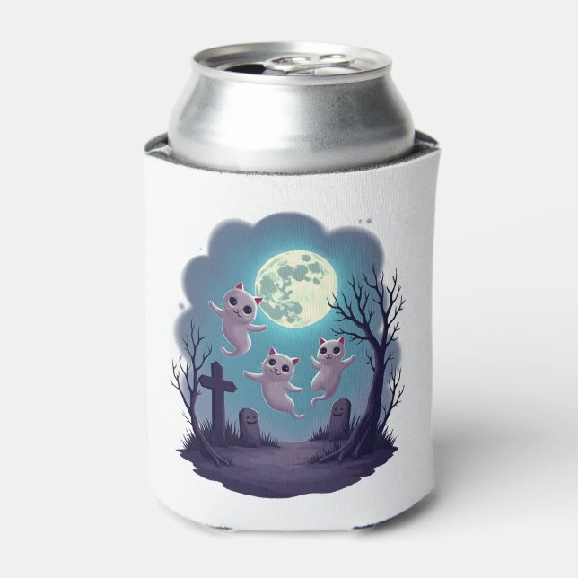 Porta-lata Ghost Cat Parade (Can Front)