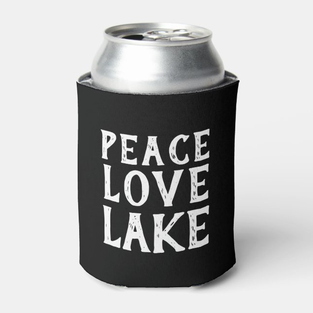 Porta-lata Gic e divertida PEACE - AMOR - LAGO | (Can Front)