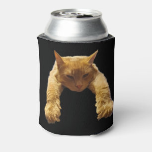 Porta-lata Ginger Lazy Cat, Can Cooler