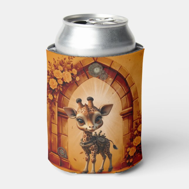 Porta-lata Girafa bebê em desenho animado (Can Front)