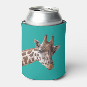 Porta-lata Girafa em Teal