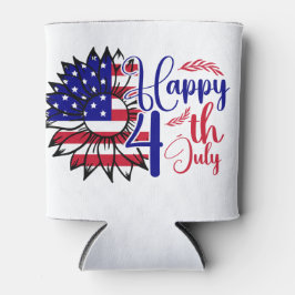 Porta-lata Girassol 4 de julho