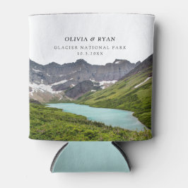 Porta-lata Glacier National Park Casamento Favor Personalizad