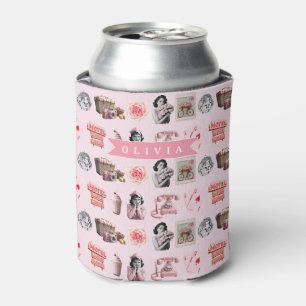 Porta-lata Glamour Personalizado de Cabelo em Estilo Pin-Up O