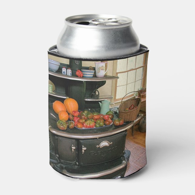 Porta-lata Glenwood Wood Stove Can Cooler (Can Front)