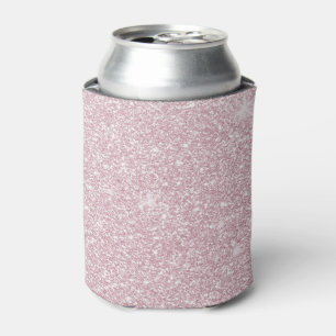 Porta-lata Glitter cintilante cintilante rosado e brilhante a