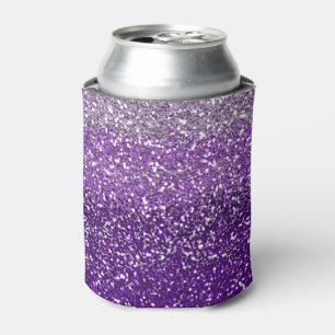 Porta-lata Glitter de Ombre Roxo Elegante