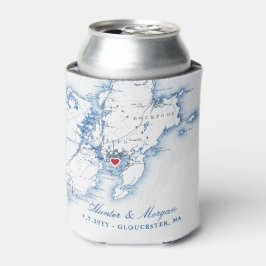 Porta-lata Gloucester, MÃE Map Casamento Favorita Bebida Hold