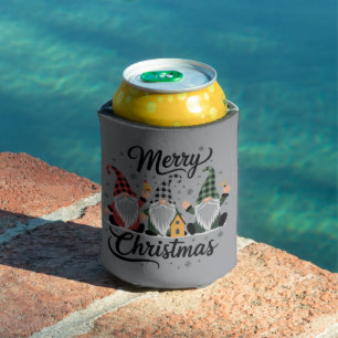 Porta-lata Gnomo Feliz Natal Árvore de Natal Férias
