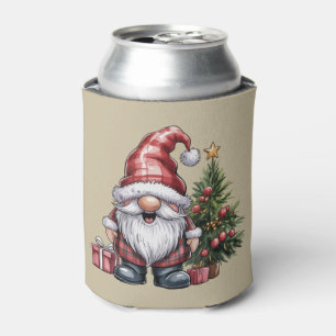 Porta-lata Gnomo Natal Temporada de Inverno Amante de Gnomos