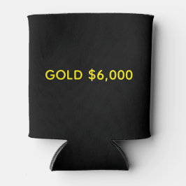 Porta-lata Gold $6,000 Market Celebration