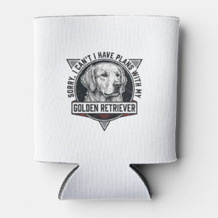 Porta-lata Golden Retriever Desculpe Tenho Planos Amante de C