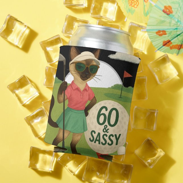 Porta-lata Golf 60º aniversário para Golfe (Verão in situ)