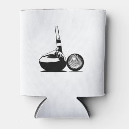 Porta-lata Golf Ball and Club