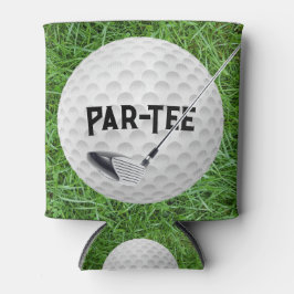 Porta-lata Golf Club with Ball On Green Grass