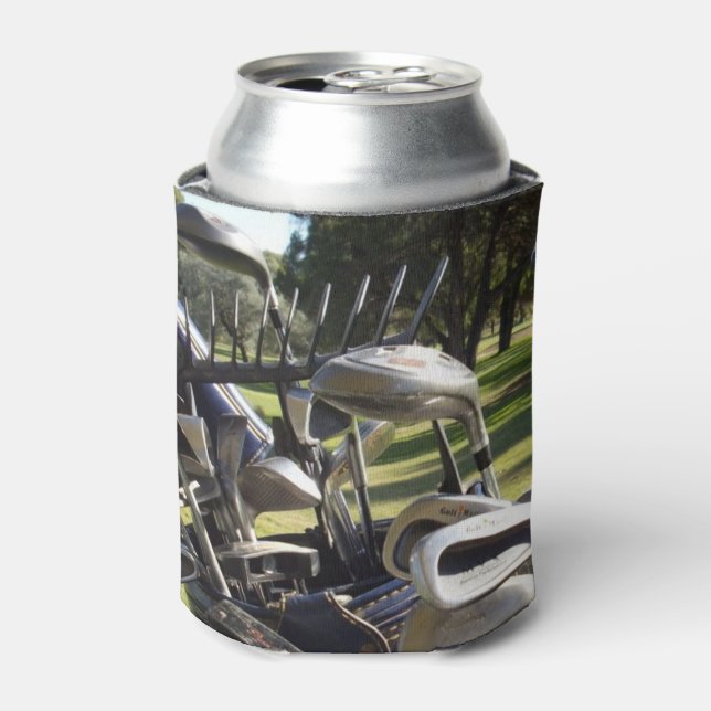 Porta-lata Golf Clubs Stubby Can Holder. (Can Front)