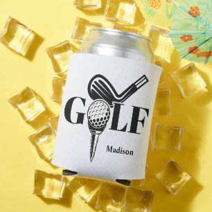 Porta-lata Golf de Nome Personalizado