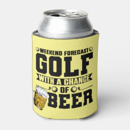 Porta-lata Golf e Beer Engraçados Dizendo Cotações