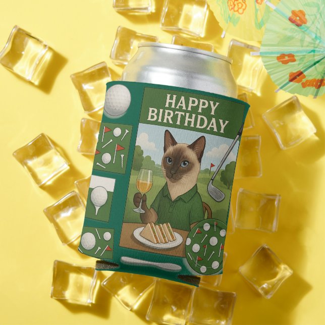 Porta-lata Golfe Aniversário Pensado para Adolescentes de Gat (Verão in situ)