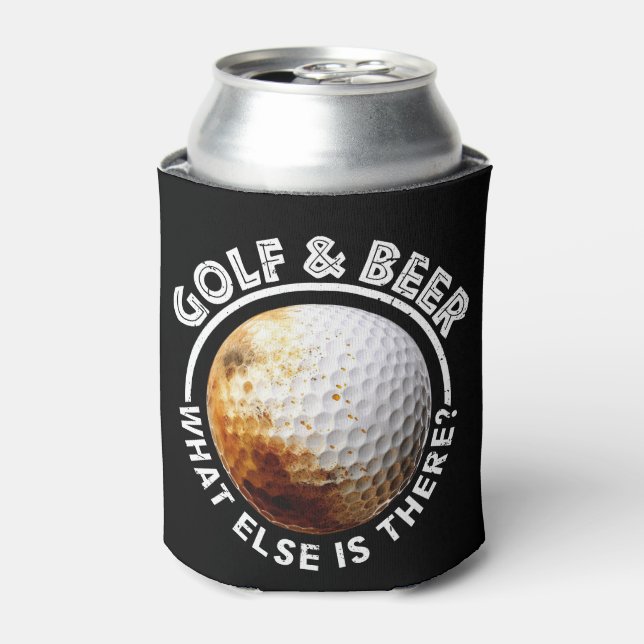 Porta-lata Golfe e Cerveja para golfista (Can Front)