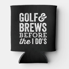 Porta-lata Golfe e despejo antes da despedida de solteiro pre