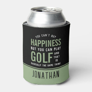 Porta-lata Golfe é Felicidade Engraçada Golf Lover Presente