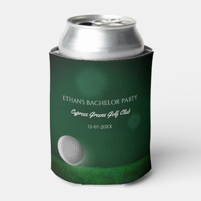 Porta-lata Golfe Grof Golf Bachelor Party - Golfe verde (Can Front)