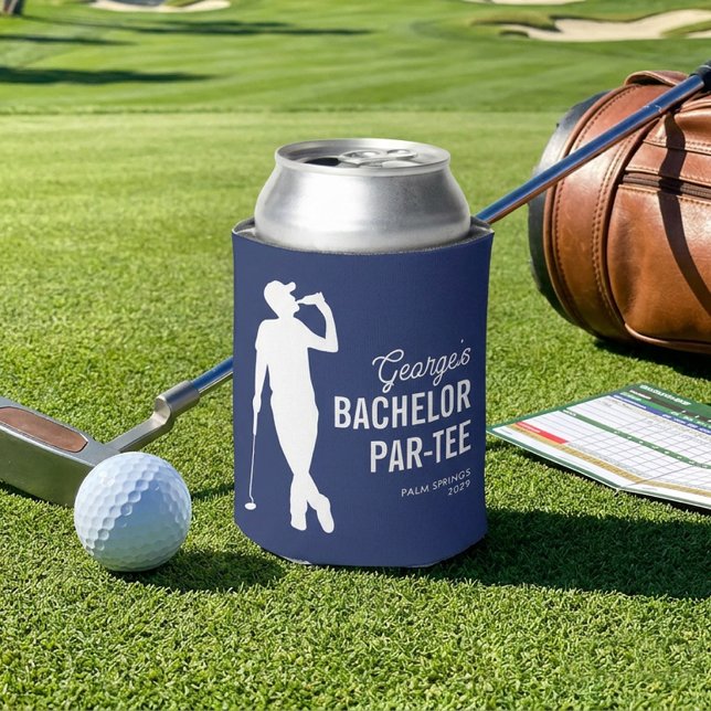 Porta-lata Golfe Personalizado de Despedida de Solteiro Par-T (Criador carregado)