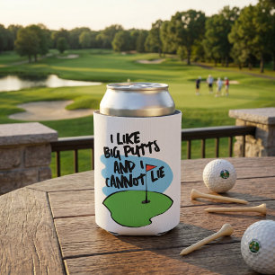 Porta-lata Golfer Eu Gosto De Putts Grandes E Não Posso Menti