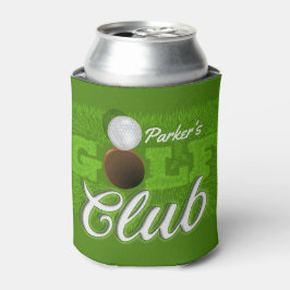 Porta-lata Golfer Green Golf Course Club Personalizado
