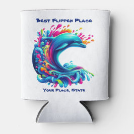 Porta-lata Golfinho Colorido