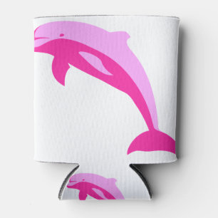 Porta-lata Golfinho Rosa