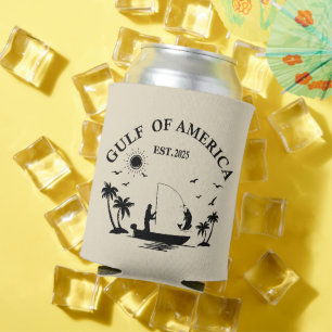 Porta-lata Golfo da América polo de pesca patriótico american