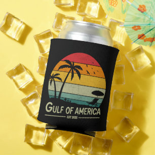 Porta-lata Golfo da América vintage design patriótico america