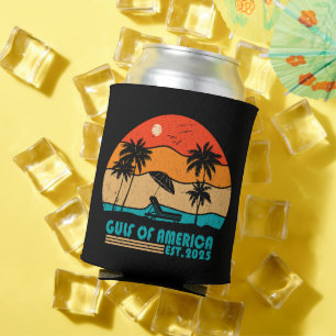 Porta-lata Golfo da América vintage design patriótico america