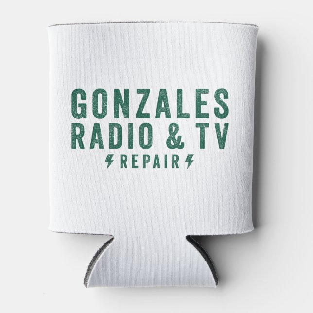 Porta-lata Gonzales Radio & TV Repair Cooler (Frente)