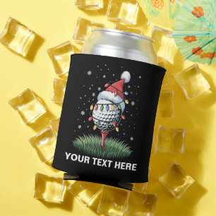Porta-lata Gorra de Papai Noel de árvore de Natal de bola de 