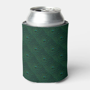 Porta-lata Gotas de Água em Metal Verde