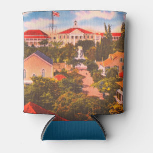 Porta-lata Governo House, Nassau, Bahamas - Foto Vintage