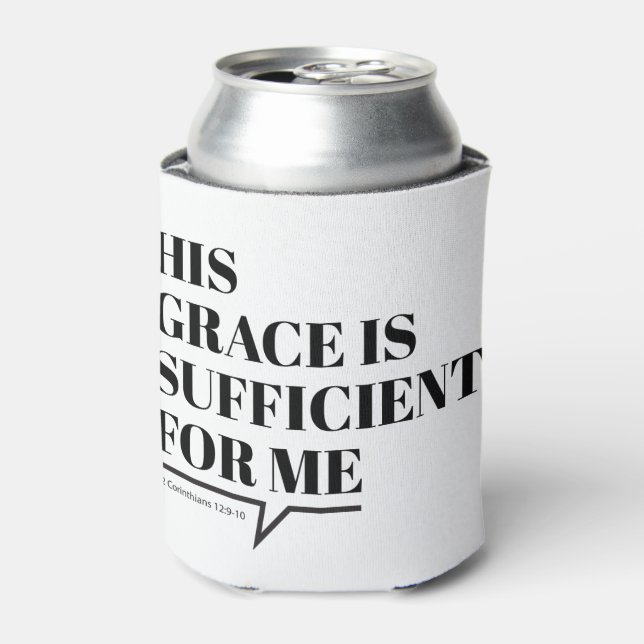 Porta-lata Grace Art Faith Art Gospel - Escritura Gráfica Pro (Can Front)